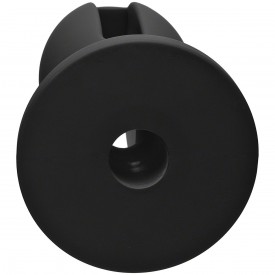 Чёрная анальная пробка Kink Wet Works Lube Luge Premium Silicone Plug 5" - 12,7 см.